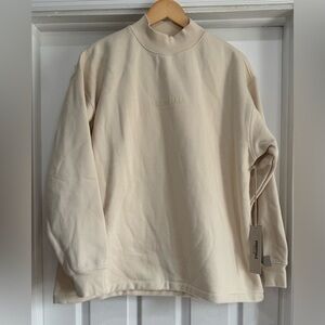 Essentials Cream Crewneck Sweater